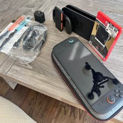 Nintendo switch 2 W Case And Games