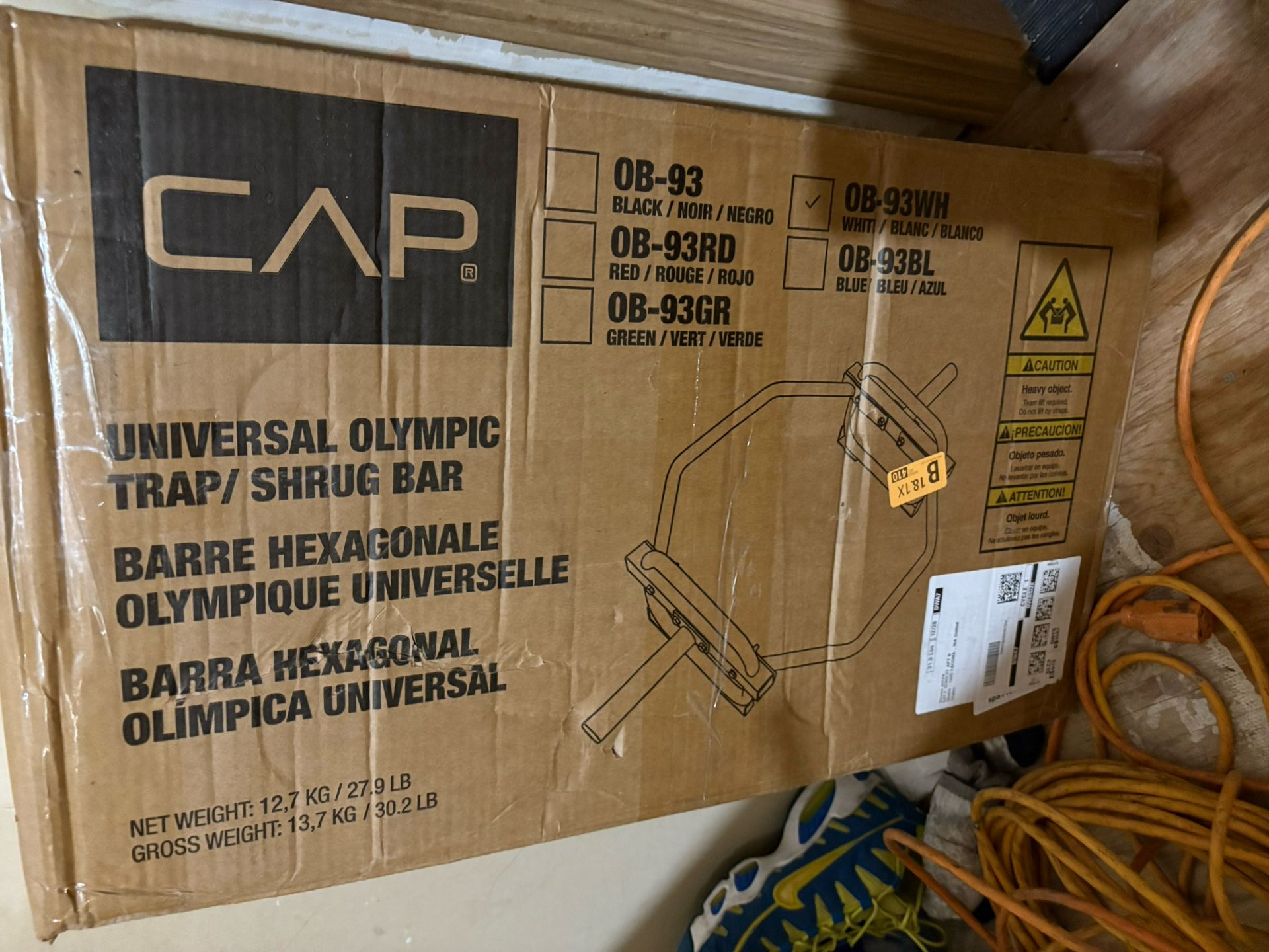 CAP Hexagon Dead Lift Exercise Bar