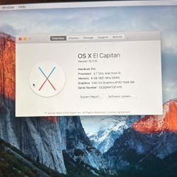 Macbook Pro I5 (early 2015)