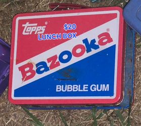 Topps Bazooka Bubble Gum Tin Lunch Box