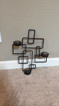 Wall art/ candle holder