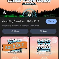 Camp Flog Gnaw Tickets 