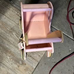 Wooden Baby Stroller