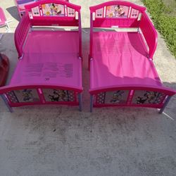 Minnie Mouse Toddler Bed Like New 