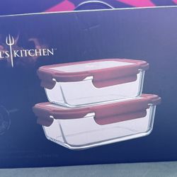 Hell’s Kitchen Glass Storage set