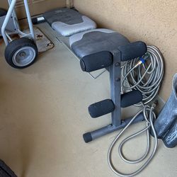 Workout Bench Sit Up Bench exercise, dumbbell