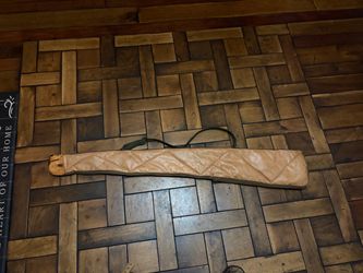 Vintage rifle bag leather