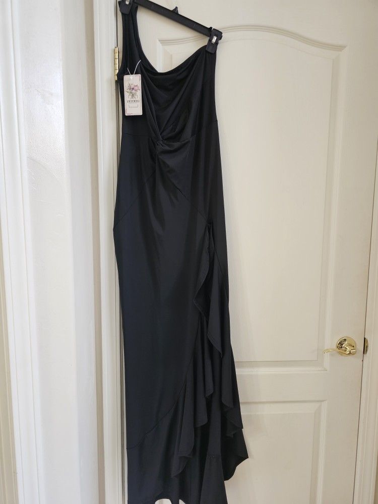 Black Silky Dress