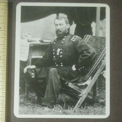 Civil War Union Philip Henry Sheridan Little Phil Colonel Of The 2D Michigan Cavalry Army Of The Potomac Shenandoah Knowledge Card Vintage Collectible