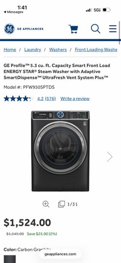 Washer and Dryer Set