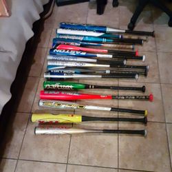 BASEBALL AND SOFTBALL BATS DIFFERENT PRICES AND SIZES.  FROM $20 -TO - $30  FIRM PRICE.  328 N 11TH ST 126 LAS VEGAS NV 89101