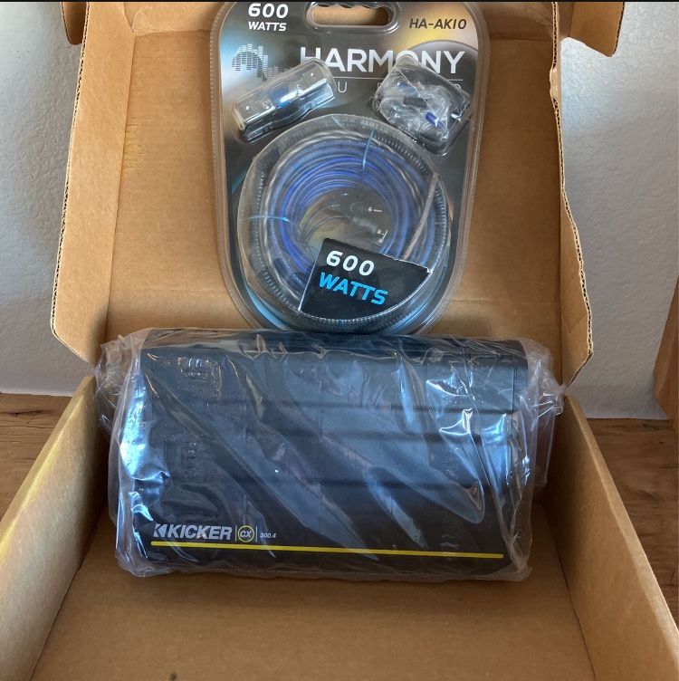 Kicker Amplifier + Harmony Amp Install Kit