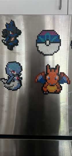Homemade preler beads magnets
