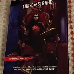 D&D Curse of Strahd Hardcover Book