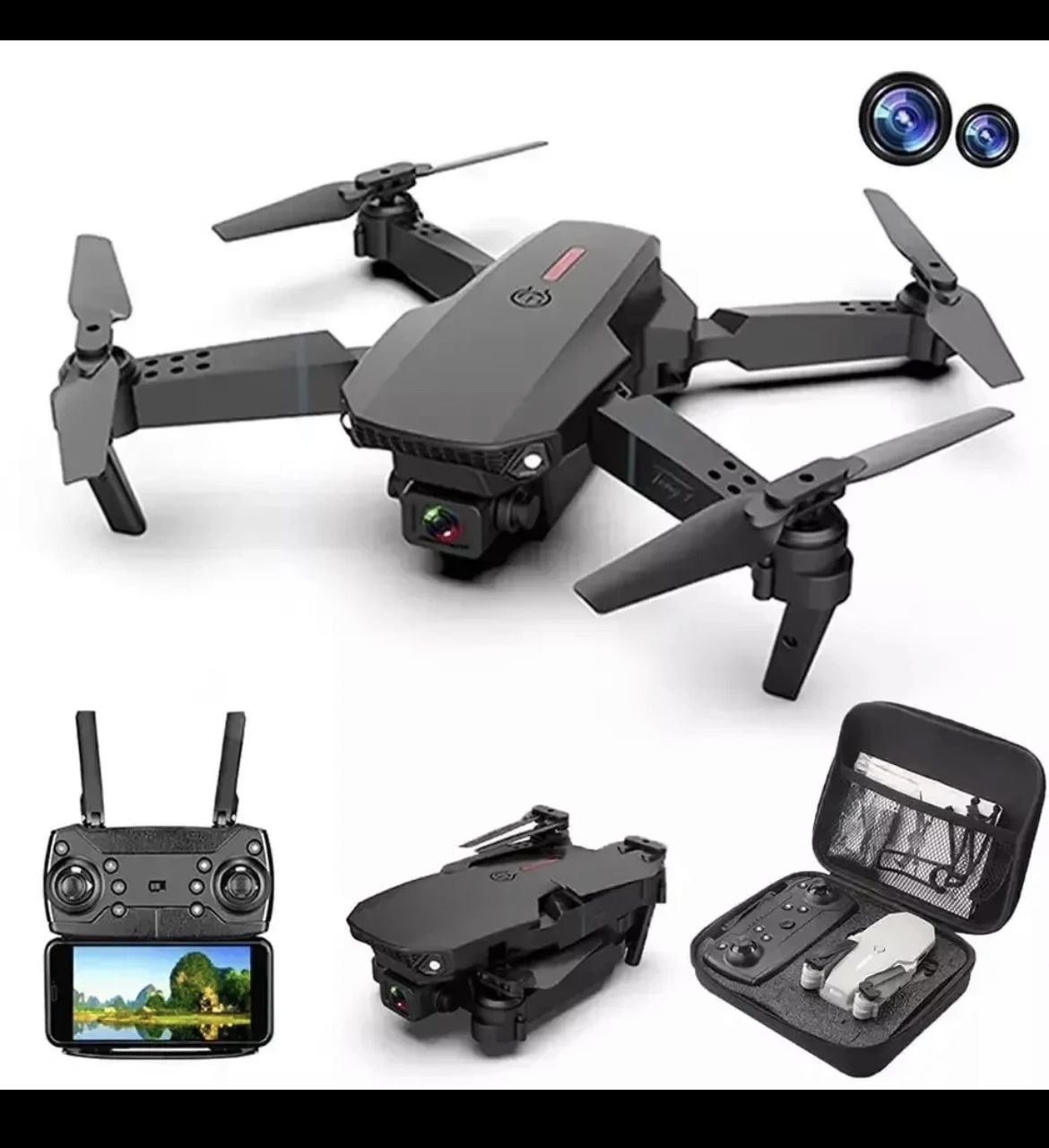 Brand New Drone E88 Pro 4K-dual camera flagship HD aerial photography I 13-15 minutes long battery life