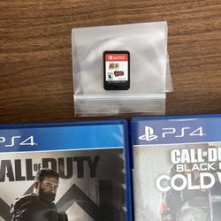 Super Mario 3D World Switch + Call Of Duty Warfare PS4 - (WILLING TO TRADE) or OBO
