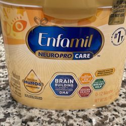 Unopened 20.7 Oz Enfamil Formula 
