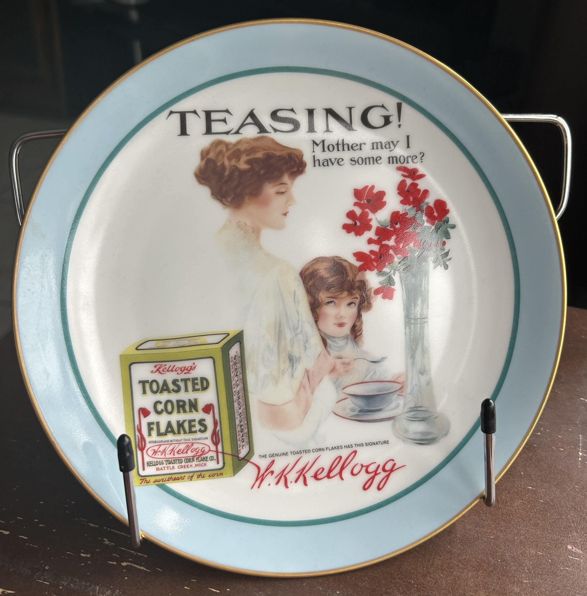 Vintage Kelloggs Nostalgia Collection 1994 Plate Series #1