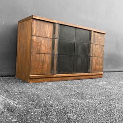 Unique Mid Century Modern Solid Wood Dresser