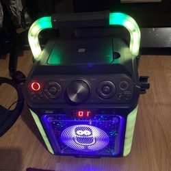 Karaoke System With CD And Bluetooth
