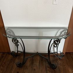3 Pieces Console glass tables 