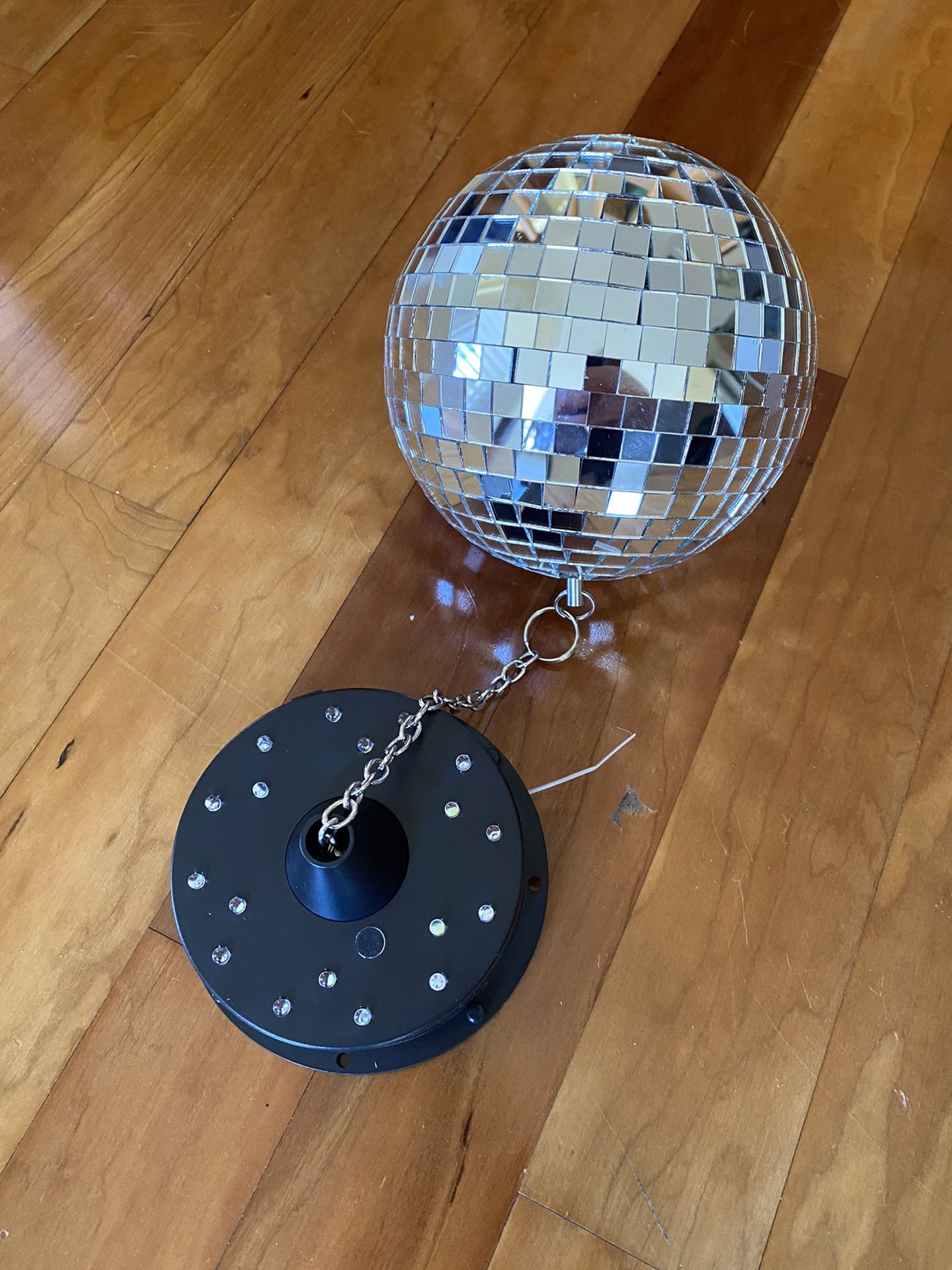 Spinning Disco Mirror Ball great Party 