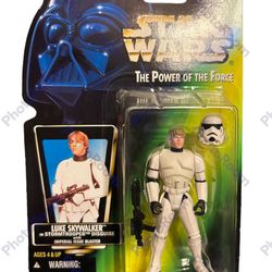 Star Wars 1996 Collection 1 Luke Skywalker In Stormtrooper Disguise With Imperial Issue Blaster Holo