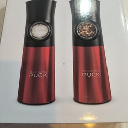 Wolfgang Puck 2 Piece Gravity Activated Spice Mill Set