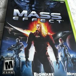 Xbox 360 Mass Effect Bio Ware Microsoft Game Studios Rated M 17+ Game