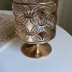 Rose Gold Candle Holder