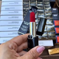 Dior Lipstick Velvet Red Matte N999 Gorgeous MRSP $50