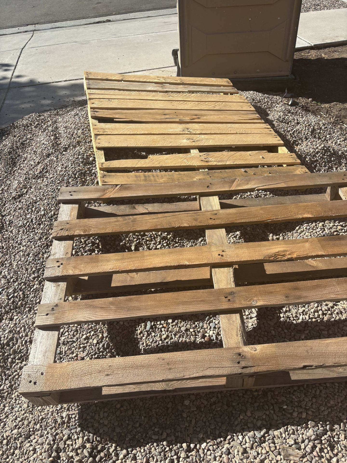 2 Wooden Pallets