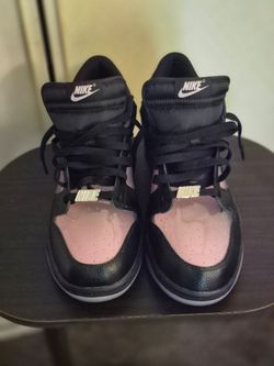 Nike Dunk Low Retro PRM pink and black