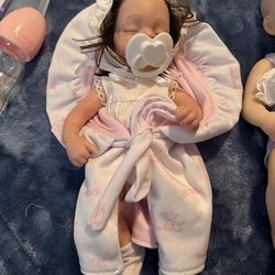 Full body silicon baby girl 12 inch