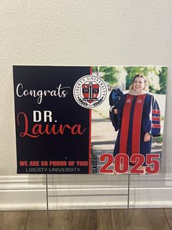 Custom Graduation Yard Sign