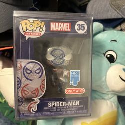 Spider Man Art Serious Funko Pop