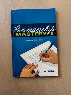 Abeka 4th grade penmanship practice book