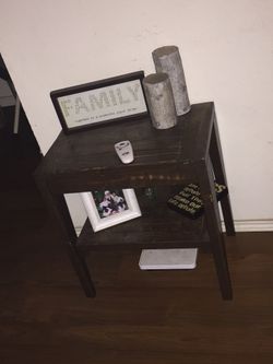 Rustic end tables
