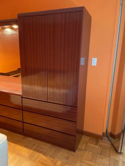 Mahogany Armoire with Drawers