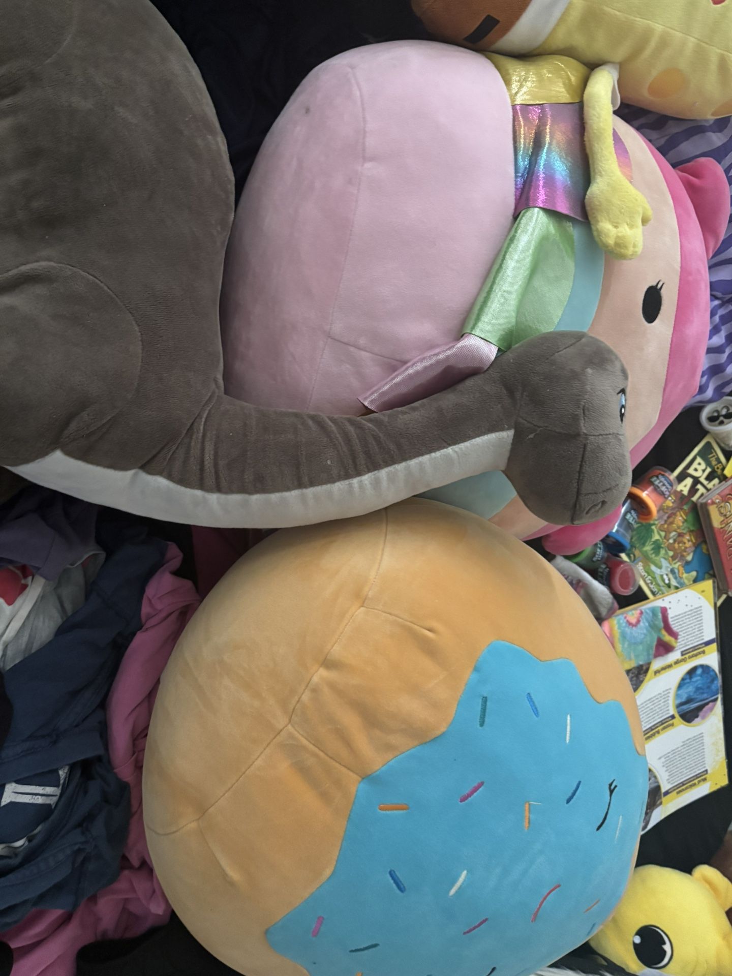 3 Bags Of Stuffed Animals