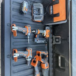 Ridgid Impact Table Saw Nail Gun Kit 