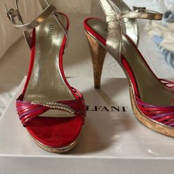 Sandals Alfani Color Happy Red Size 8.5