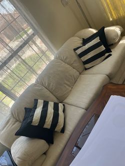 White Fabric Sofas
