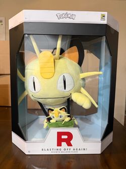 2026 SDCC EXCLUSIVE MEOWTH POKEMON BLASTING OFF AGAIN HOT AIR BALOON JAZWARES