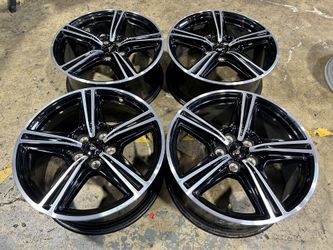 4X OEM 2024 Ford Mustang OEM Wheels Rims 18x8 18" 10592 PR3C1007AA (GOOD SHAPE)