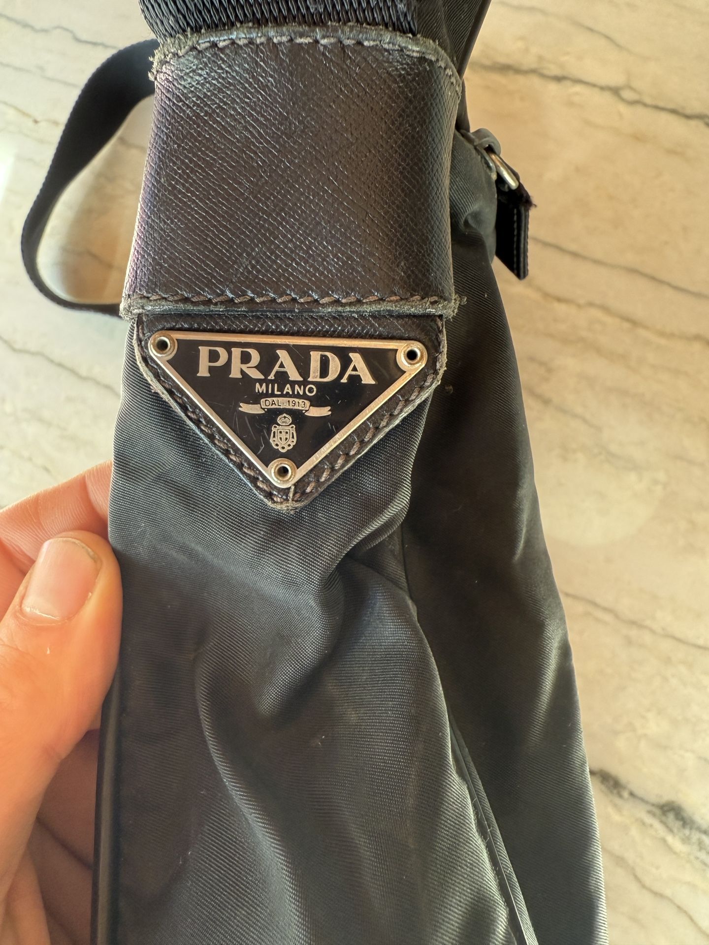 Prada cross shoulder nylon bag