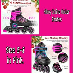 Inline Skates. New Girls Adjustable 5-8