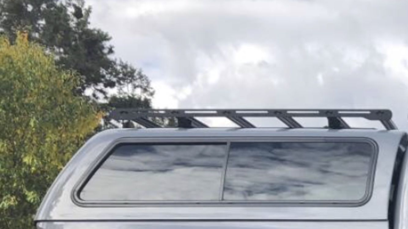 Snugtop xtra Vision Canopy (cement gray) 2016-19 Toyota Tacoma