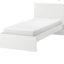 IKEA white Twin Bed