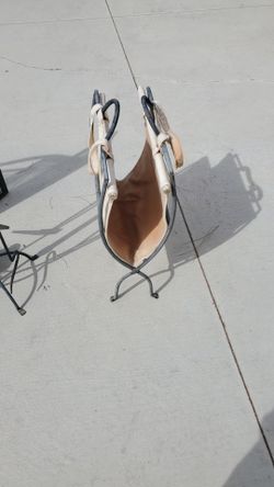 Wrought Iron Fireplace Screen tool set and Canvas log Sling